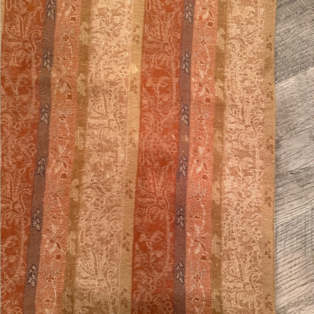 Crate&Barrel Earthy Brown and Tan Runner